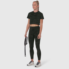 W030. LYCRA® 3-in-1 Legging - Dark Camo