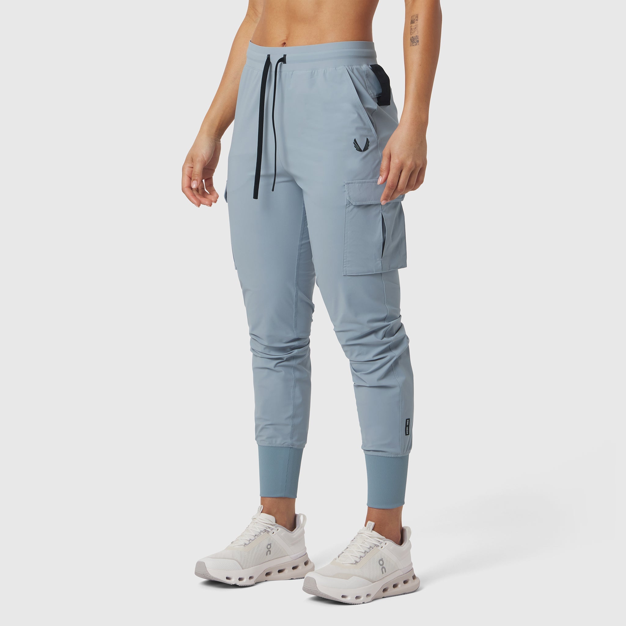 W032. Tetra-Lite® Cargo High Rib Jogger - Light Sky
