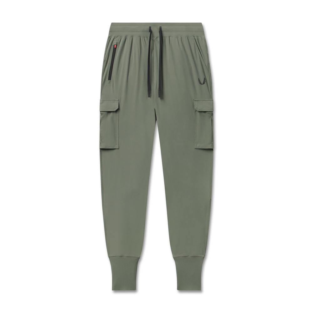 W032. Tetra-Lite® Cargo High Rib Jogger - Sage