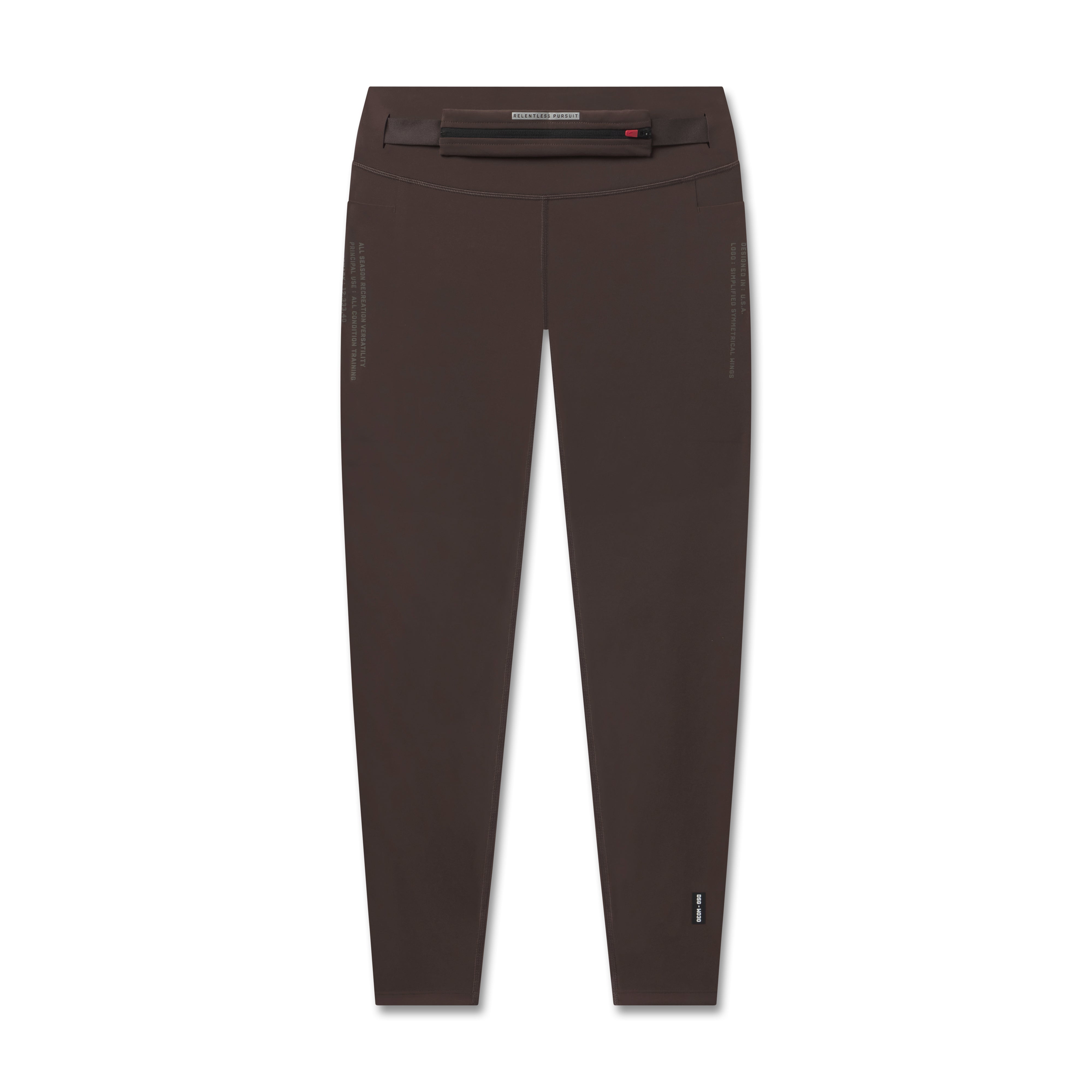 W030. LYCRA® 3-in-1 Legging - Dark Earth