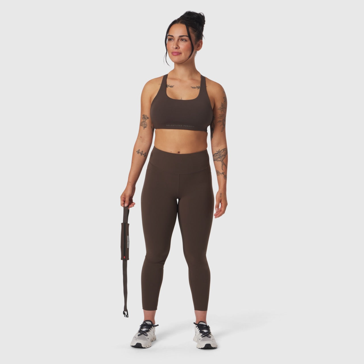 W030. LYCRA® 3-in-1 Legging - Dark Earth