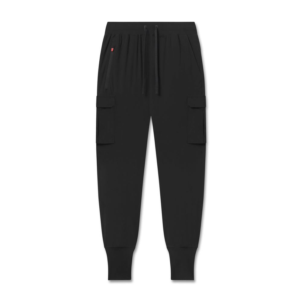 W032. Tetra-Lite® Cargo High Rib Jogger - Black