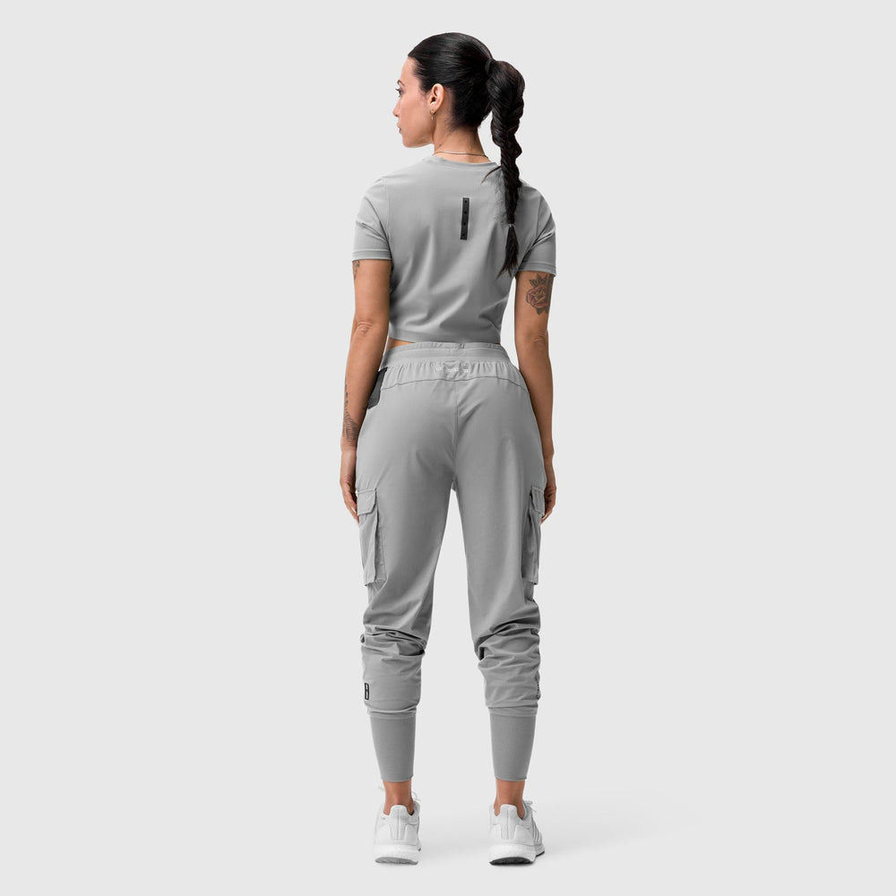 W032. Tetra-Lite® Cargo High Rib Jogger - Slate Grey