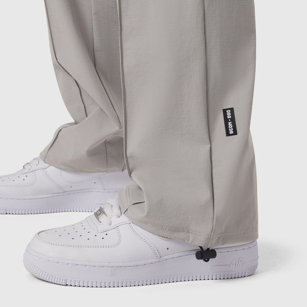 W036. Ripstop Relaxed Track Pant - Slate Grey