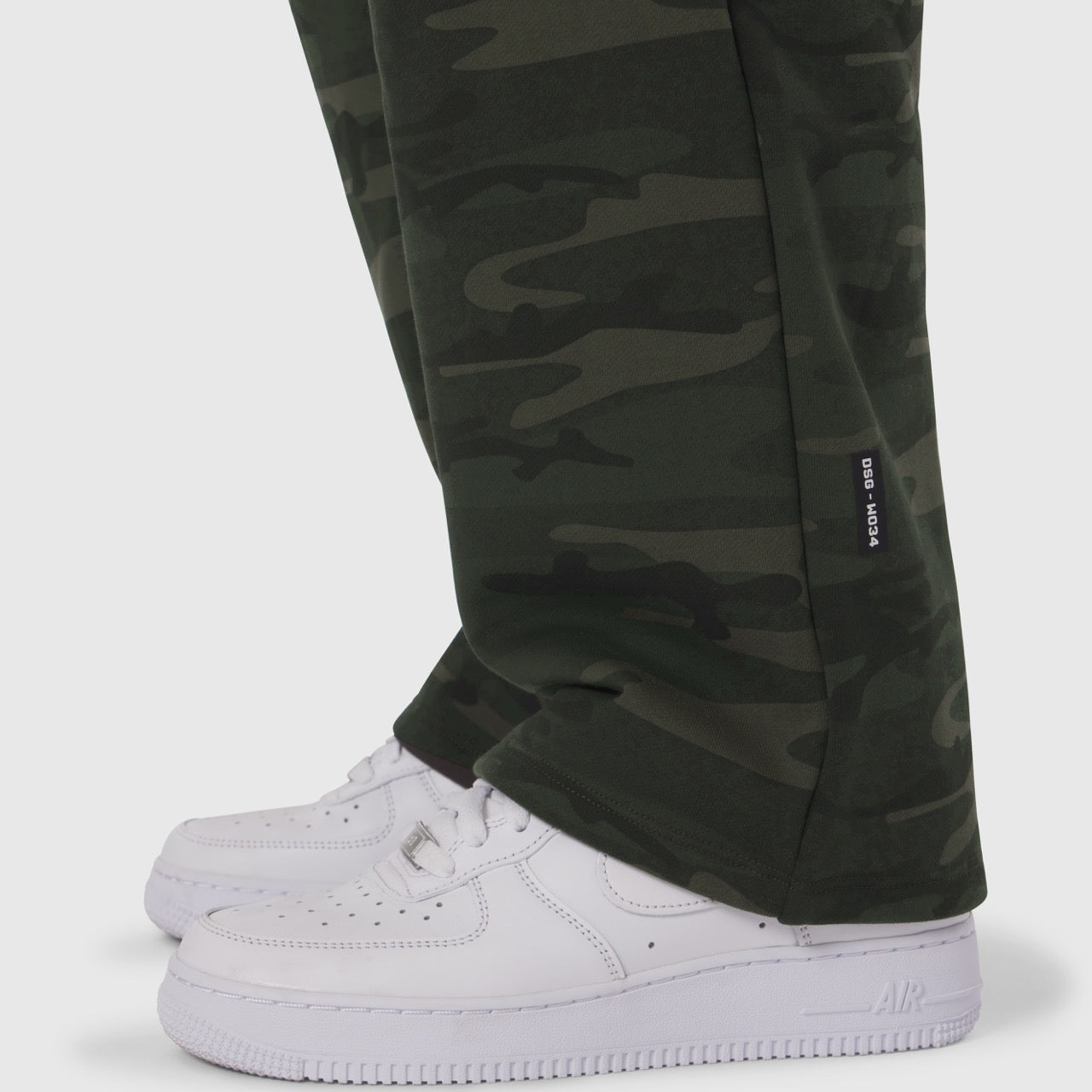 W034. Sorona® Terry Straight Leg Sweats - Dark Camo
