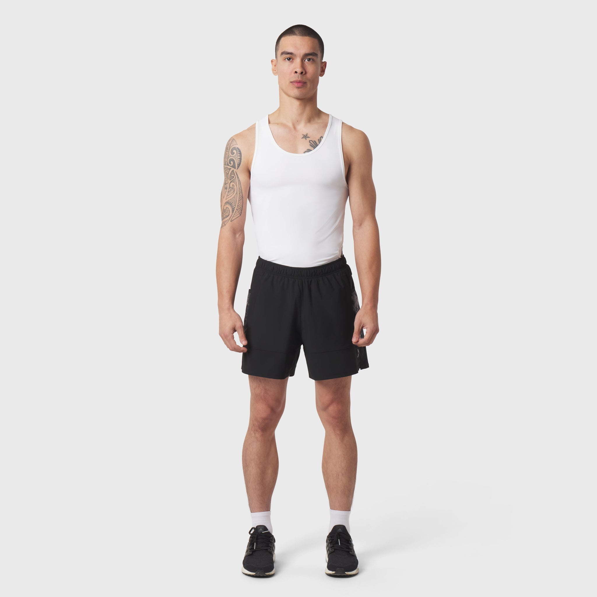 1167. LYCRA® ADAPTIV Baselayer Tank - White