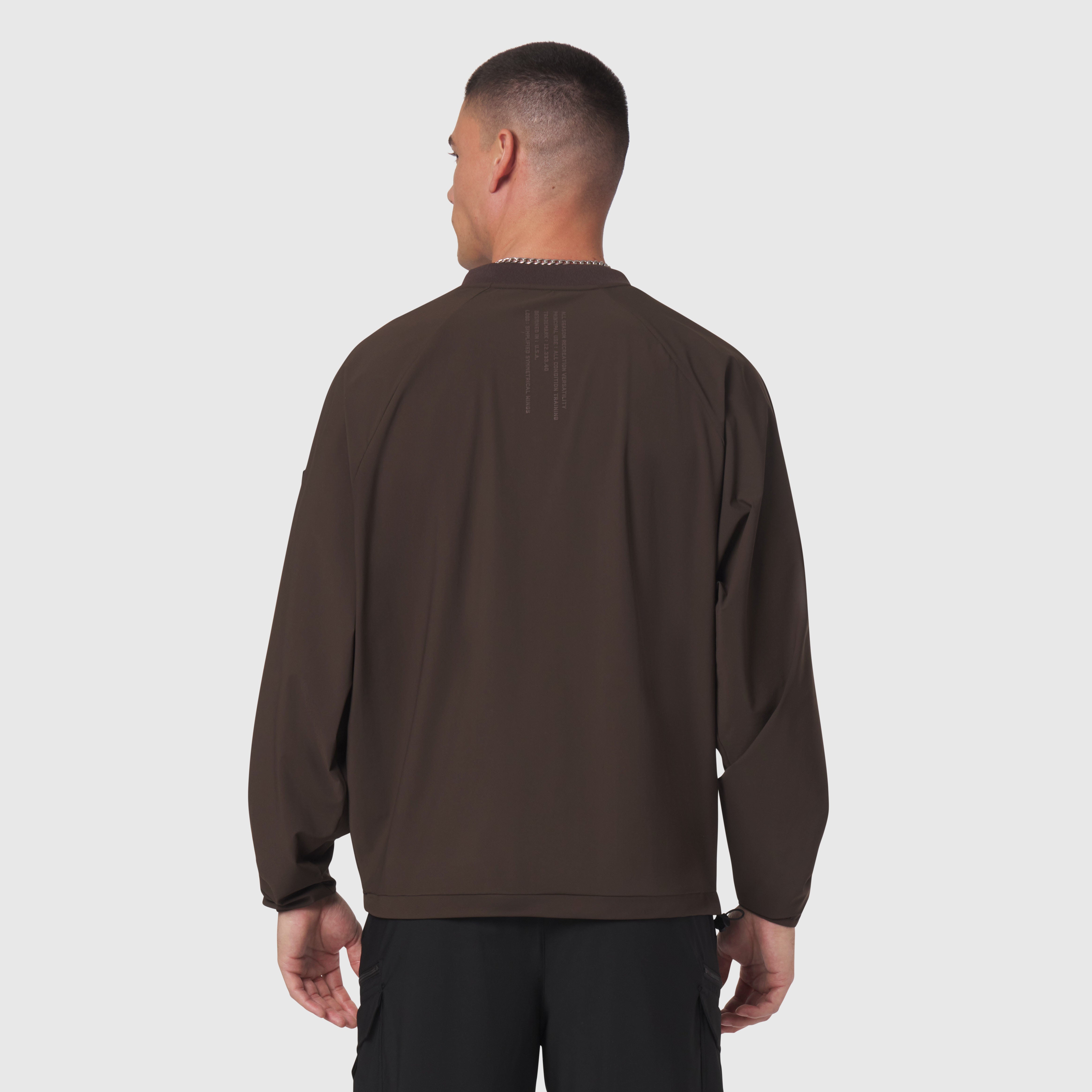 1141. Tetra-Lite® Blade Collar Zip Jacket - Dark Earth