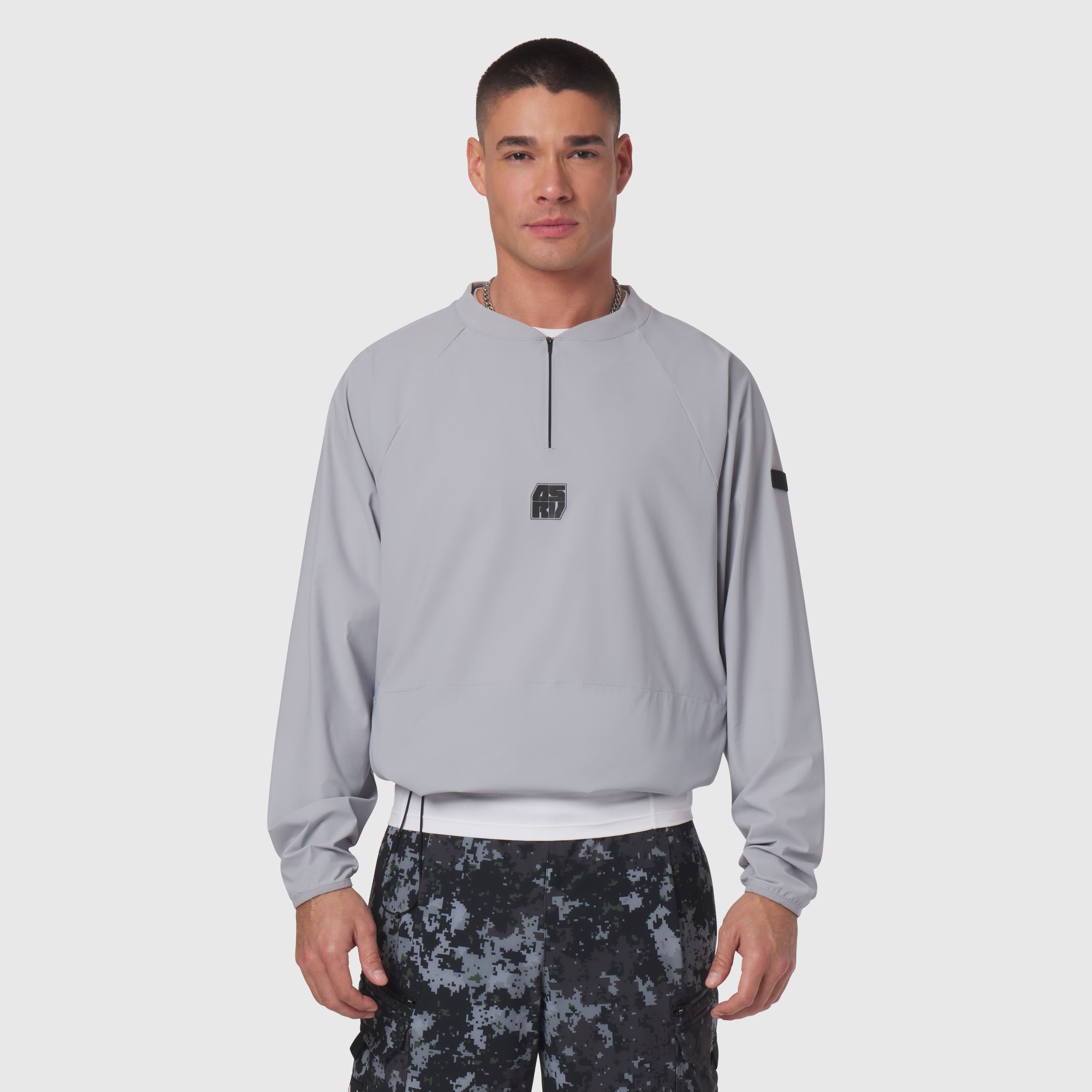 1141. Tetra-Lite® Blade Collar Zip Jacket - Slate Grey
