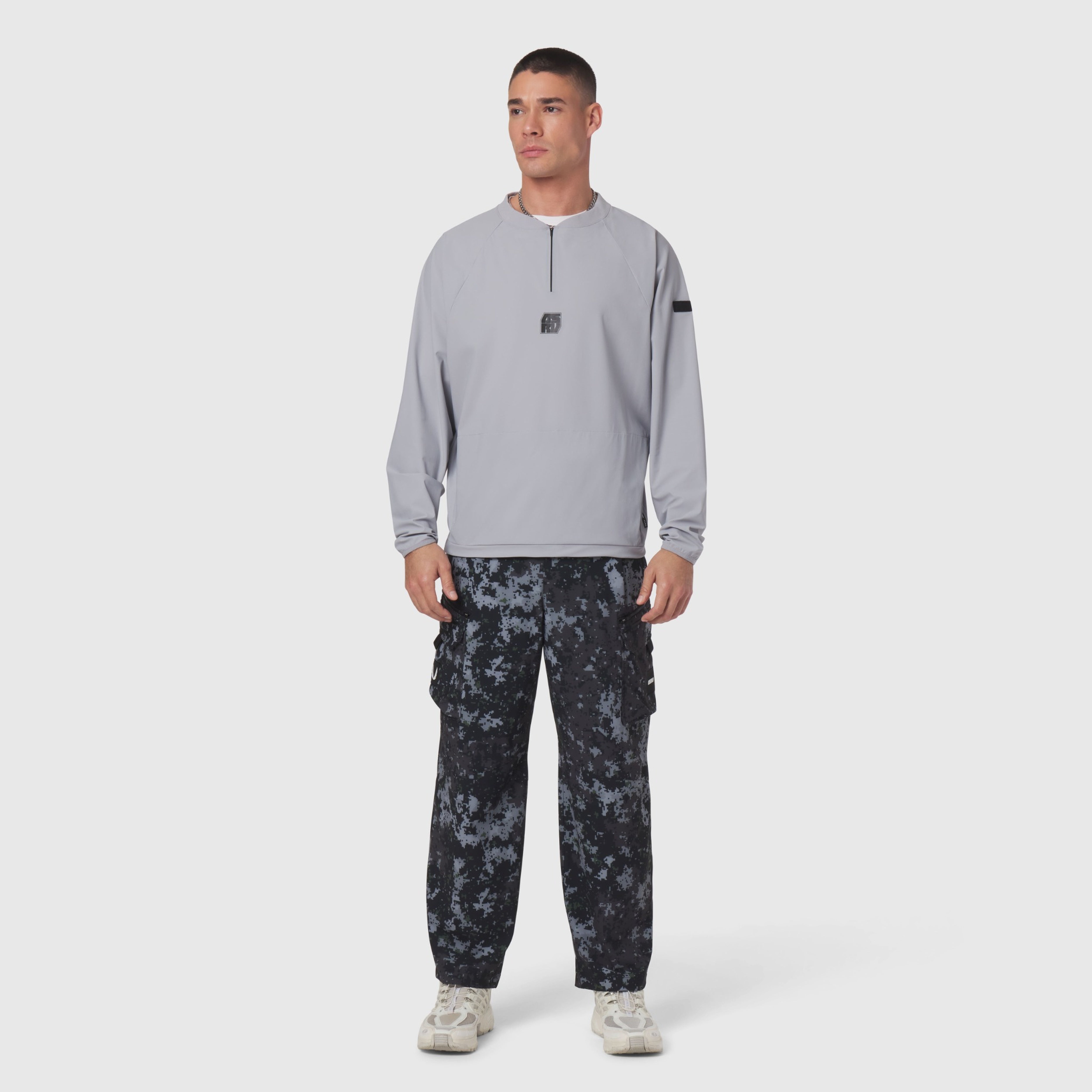 1141. Tetra-Lite® Blade Collar Zip Jacket - Slate Grey