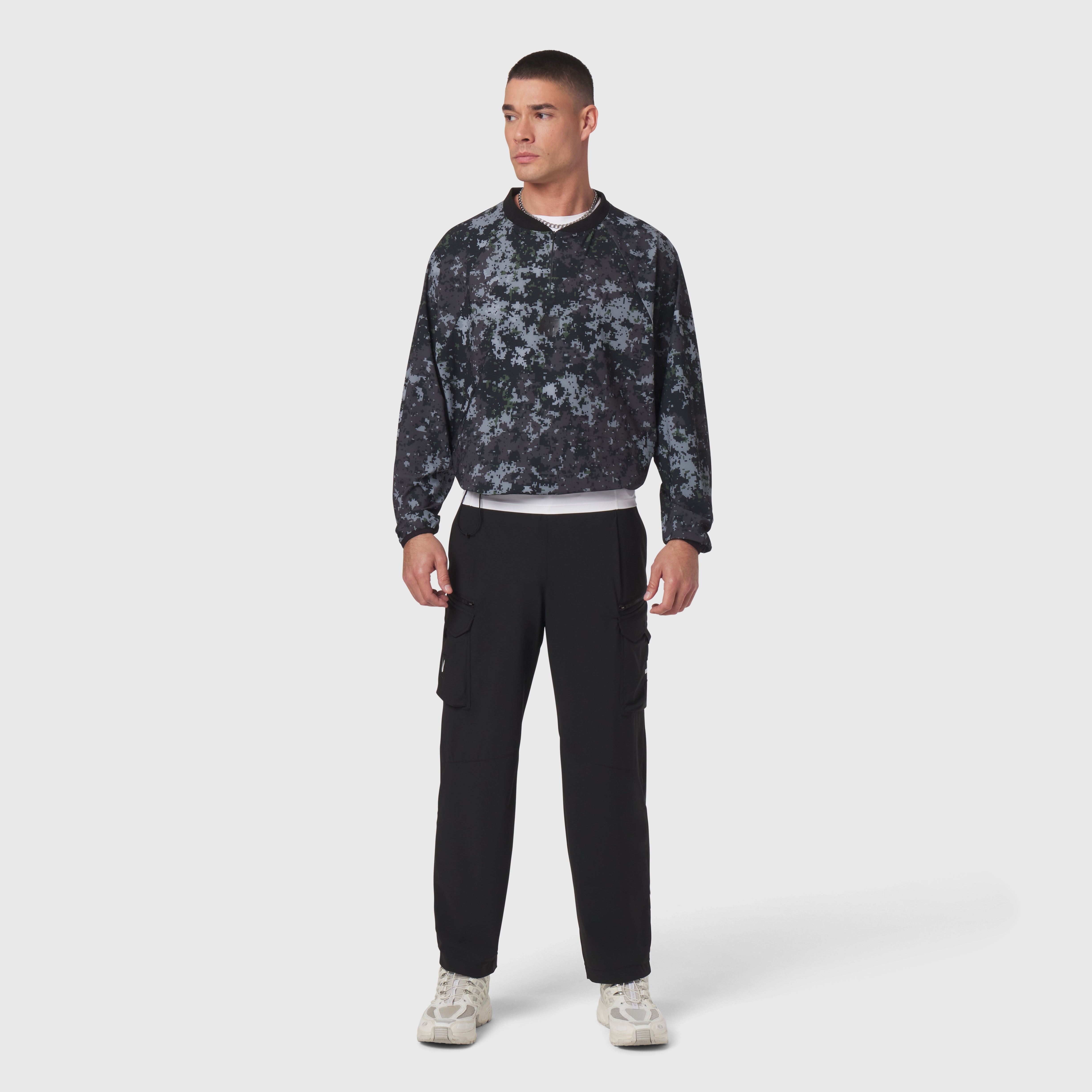 1141. Tetra-Lite® Blade Collar Zip Jacket - Pixel Camo