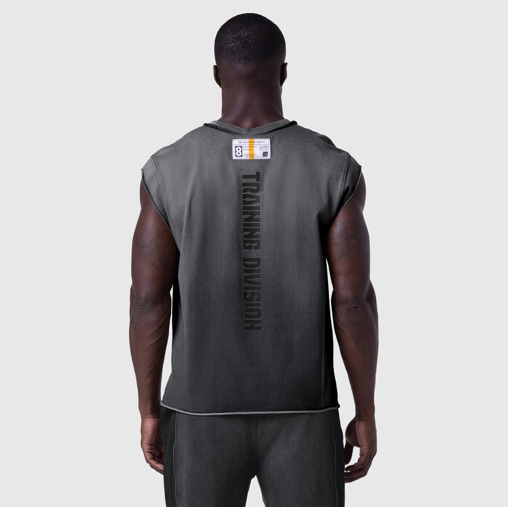 1115. Tech Essential™ Cap Shoulder Cutoff - Black Sun Fade
