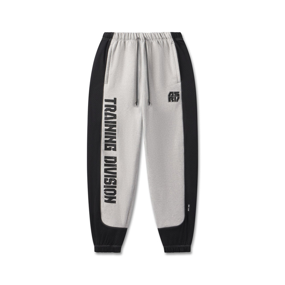1120. Tech-Terry™ Mesh Panel Sweats - Heather Grey "Blade TD"