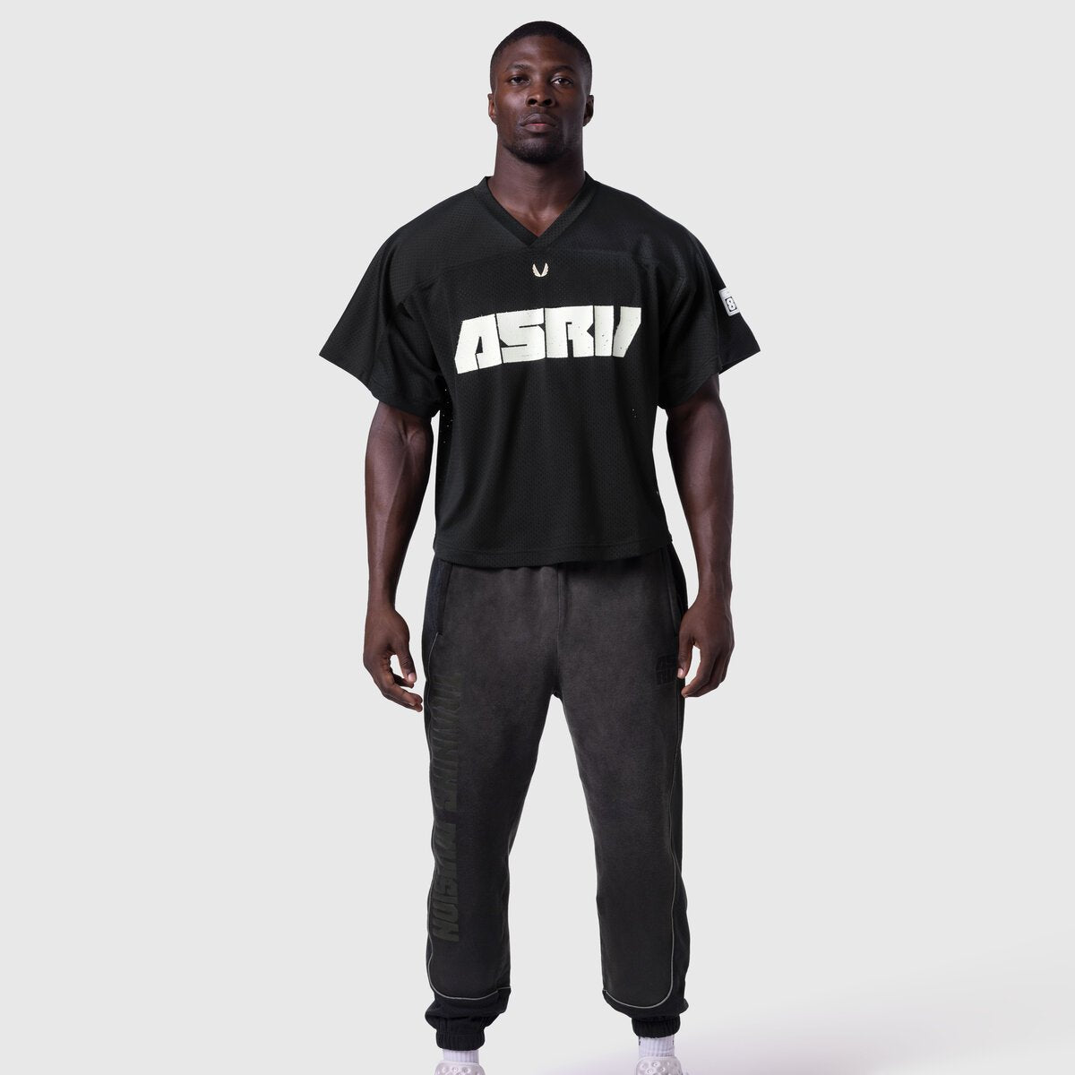 1111. Ion-Mesh™ Crop Jersey - Black