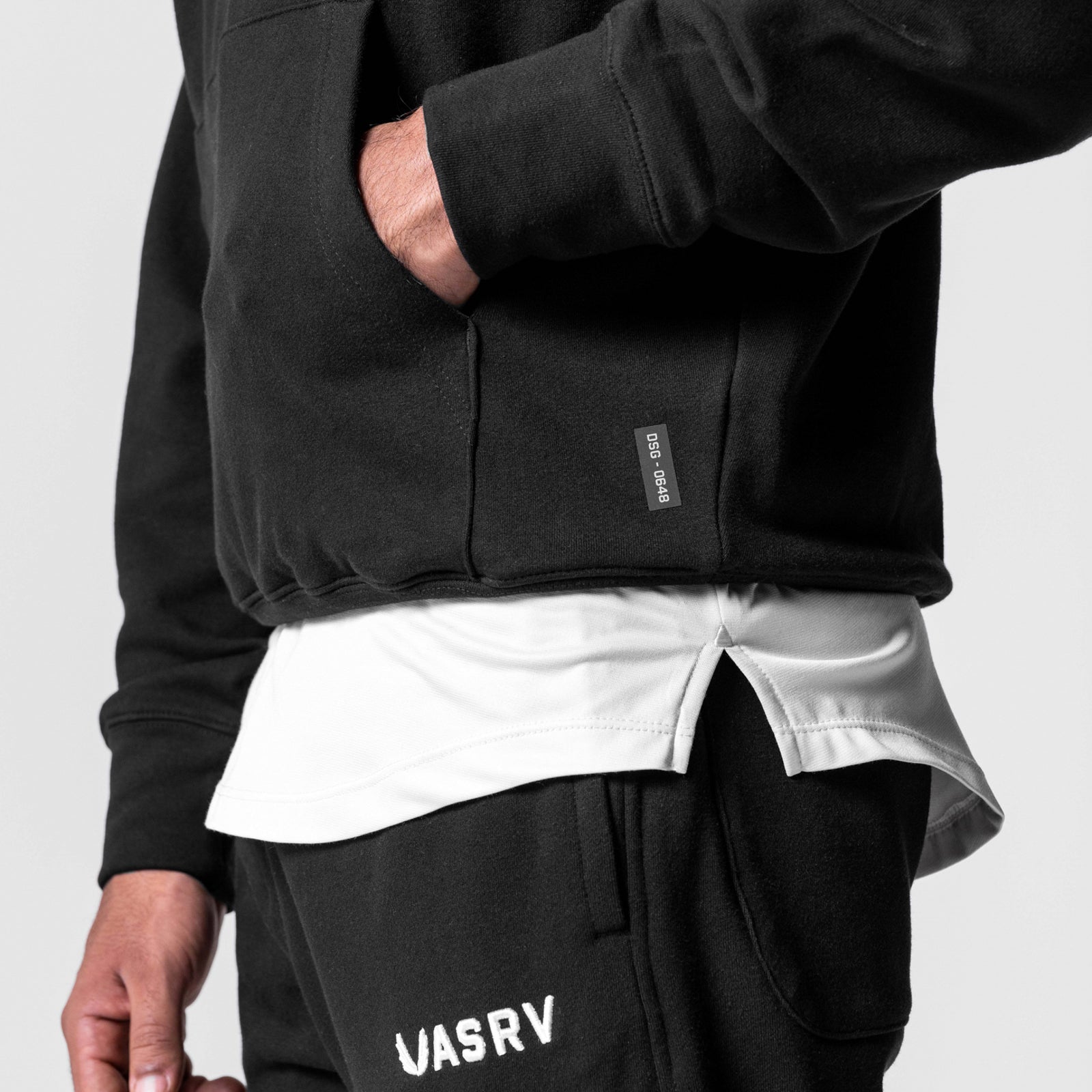 0648. Tech-Terry™ Hoodie - Black "Global"