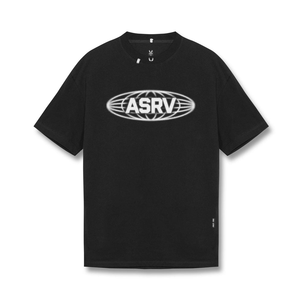 0797. Tech Essential™ Relaxed Tee - Black "Global"