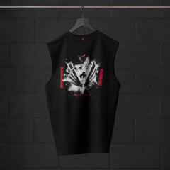 0807. Tech Essential™ Relaxed Cutoff - Black "Blast Radius"