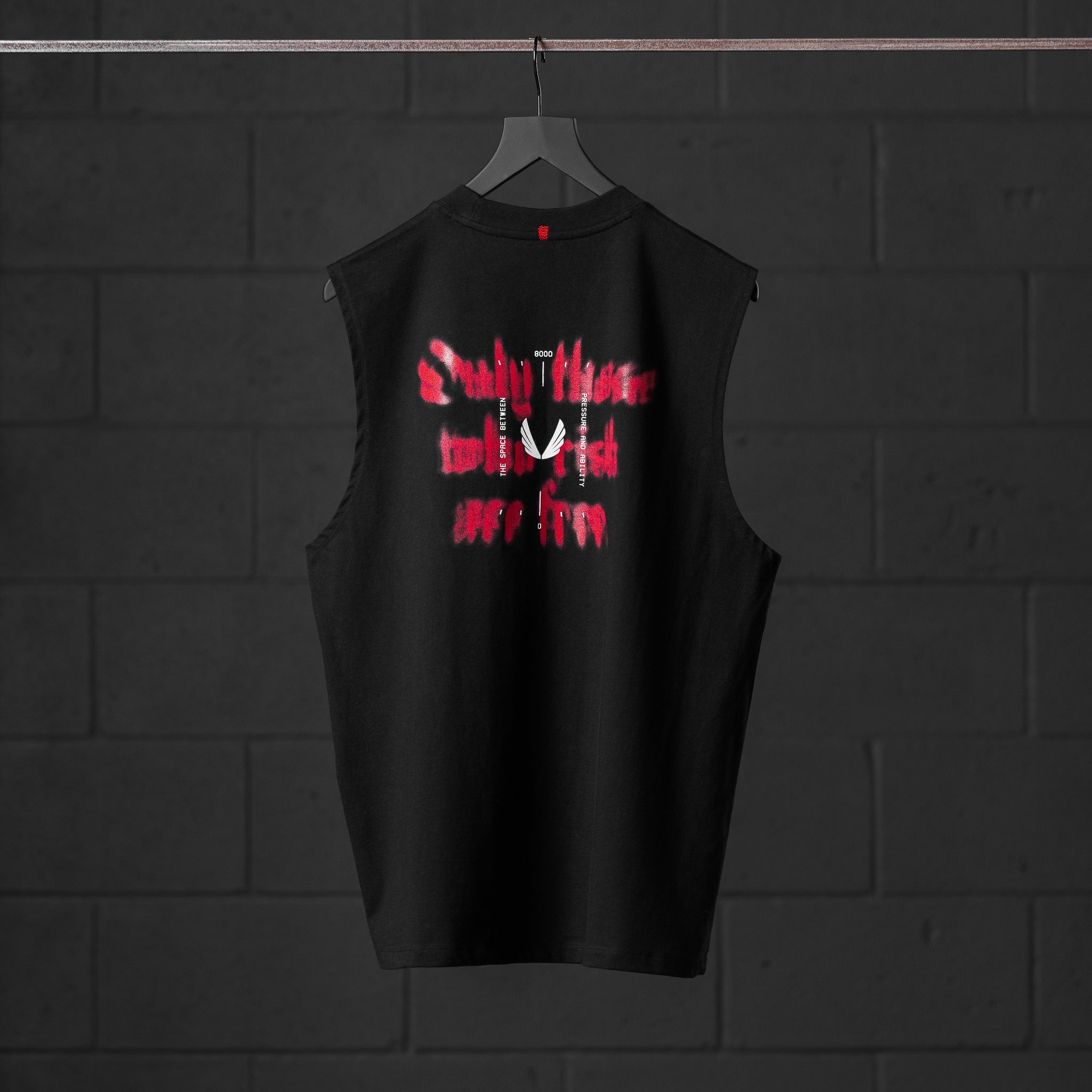 0807. Tech Essential™ Relaxed Cutoff - Black "Target Acquired"