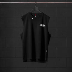 0807. Tech Essential™ Relaxed Cutoff - Black "Global Reach"