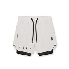 0866. Tetra-Lite® 7" Liner Short - Stone "ASRV"/Black