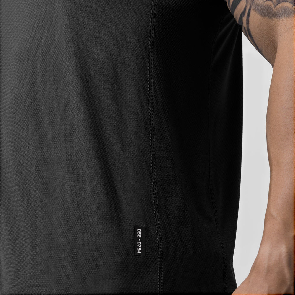 0754. AeroSilver® Training Singlet - Black
