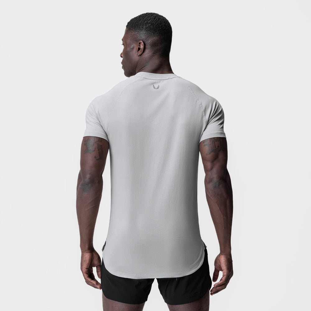 0767. Supima® Established Tee - Slate Grey