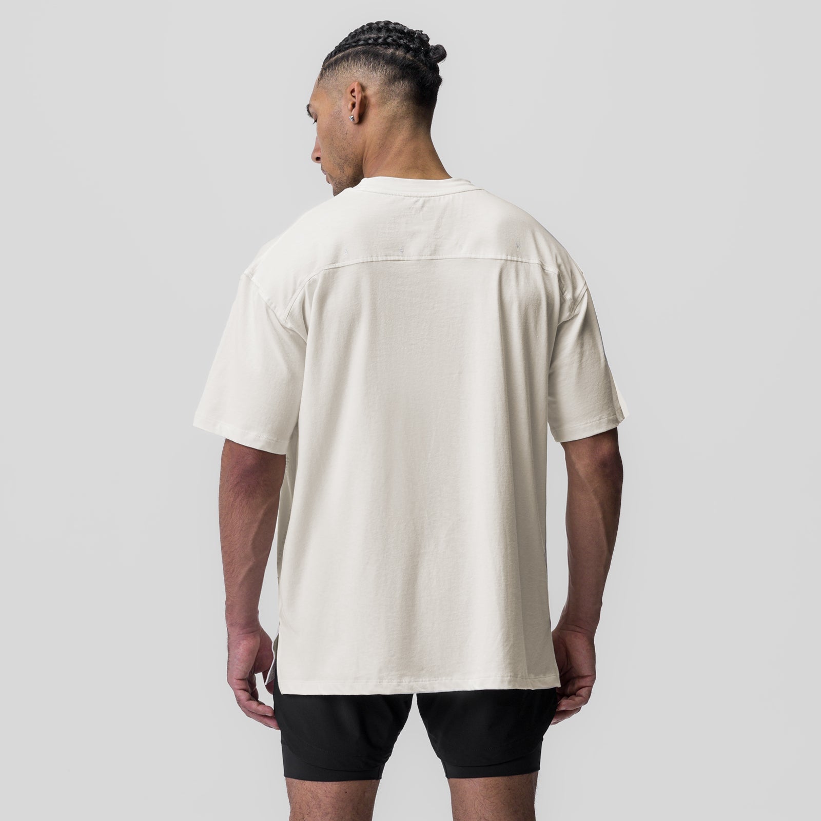 0824. Supima® Oversized Tee - Ivory Cream