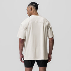 0824. Supima® Oversized Tee - Ivory Cream