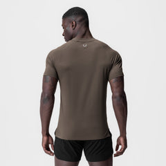 0919. Supima® Fitted Tee - Deep Taupe