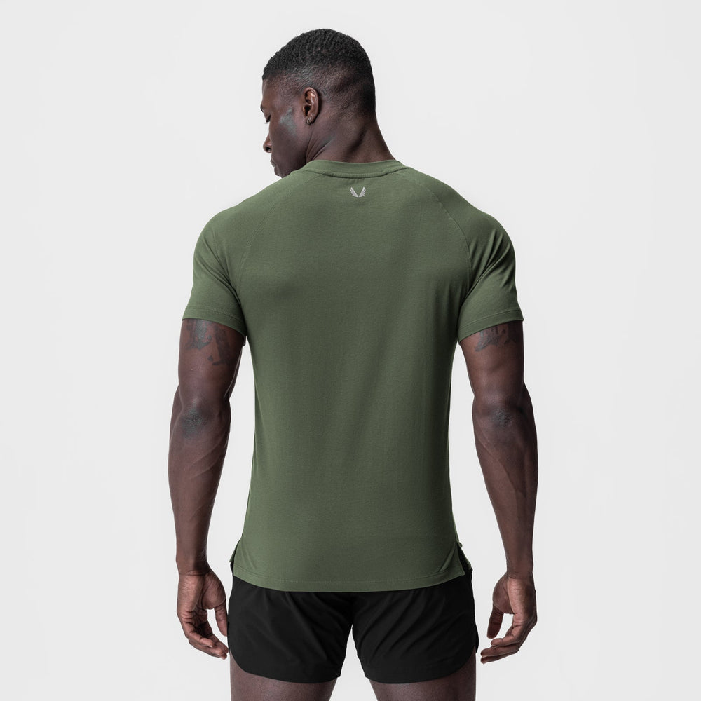 0919. Supima® Fitted Tee - Olive