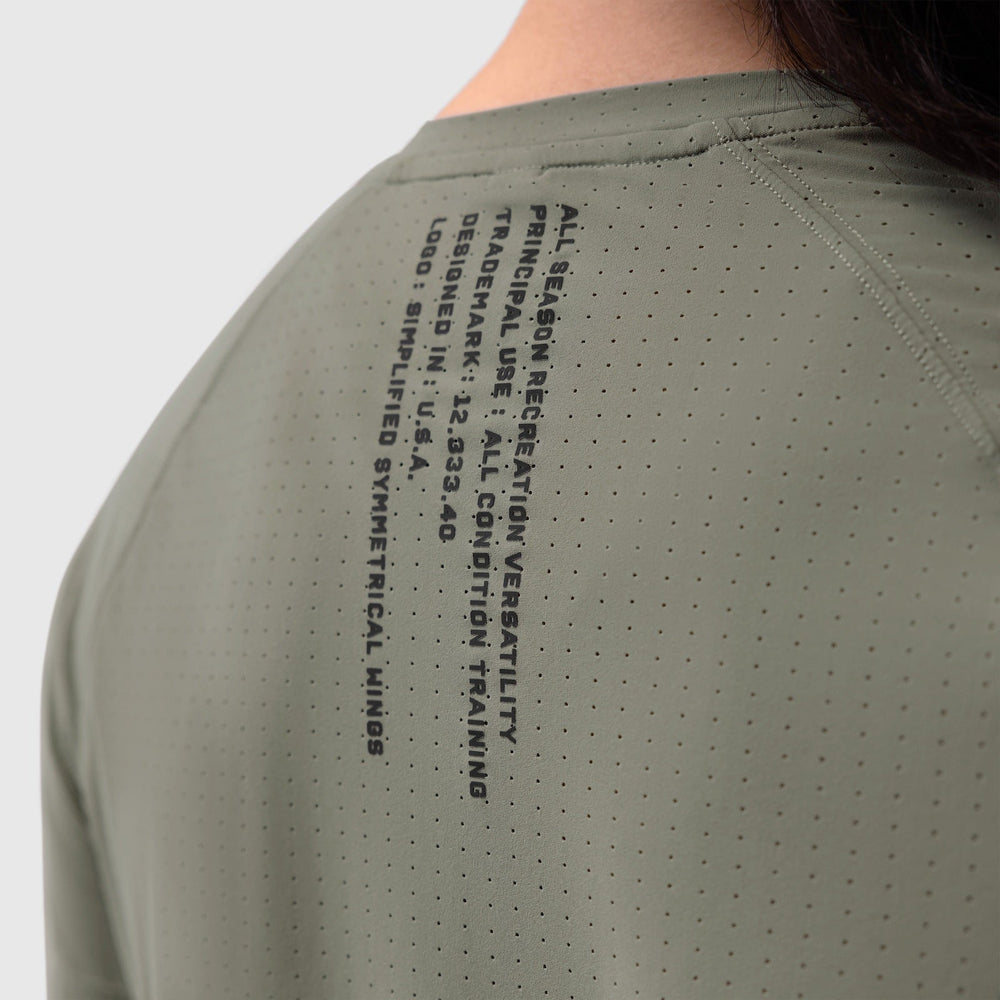 W017. Laser-Vent™ Established Tee - Sage