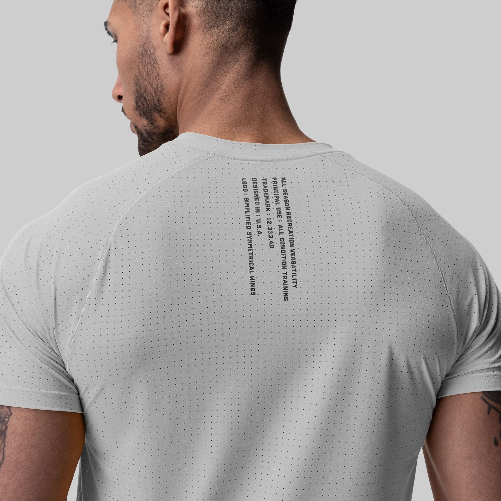 0948. Laser-Vent™ Established Tee - Slate Grey