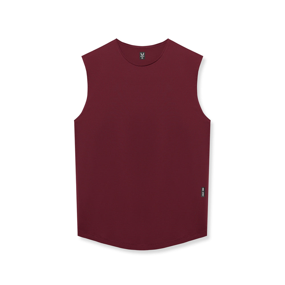 0757. AeroSilver® Cutoff Tank - Crimson