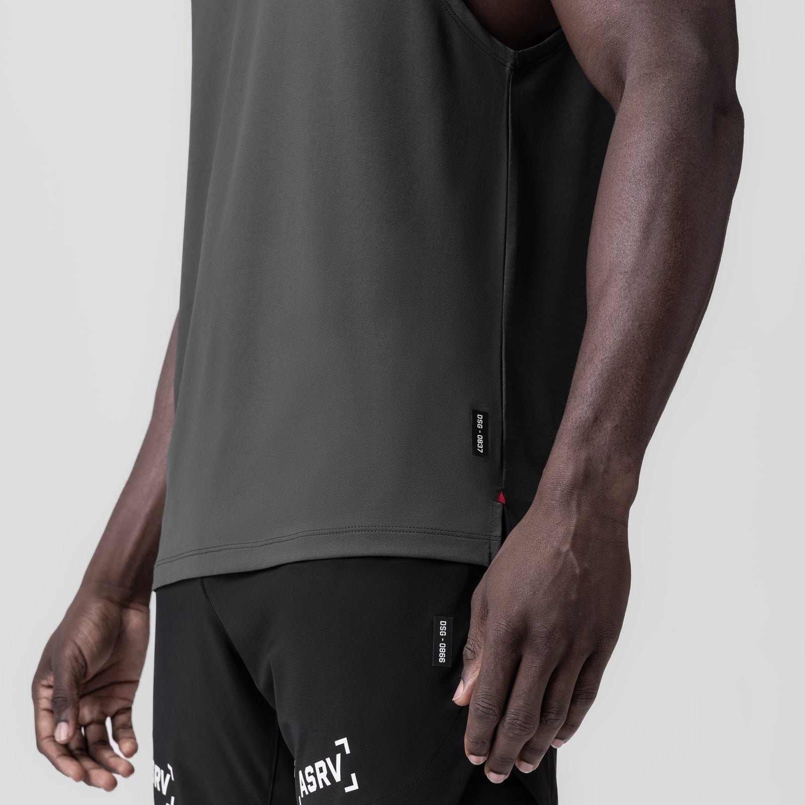 0837. 3D-Lite® 2.0 Lycra® Muscle Tank - Space Grey "RP"
