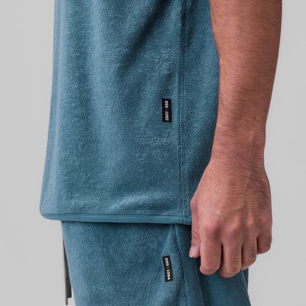 1092. Towel Terry Cutoff - Storm