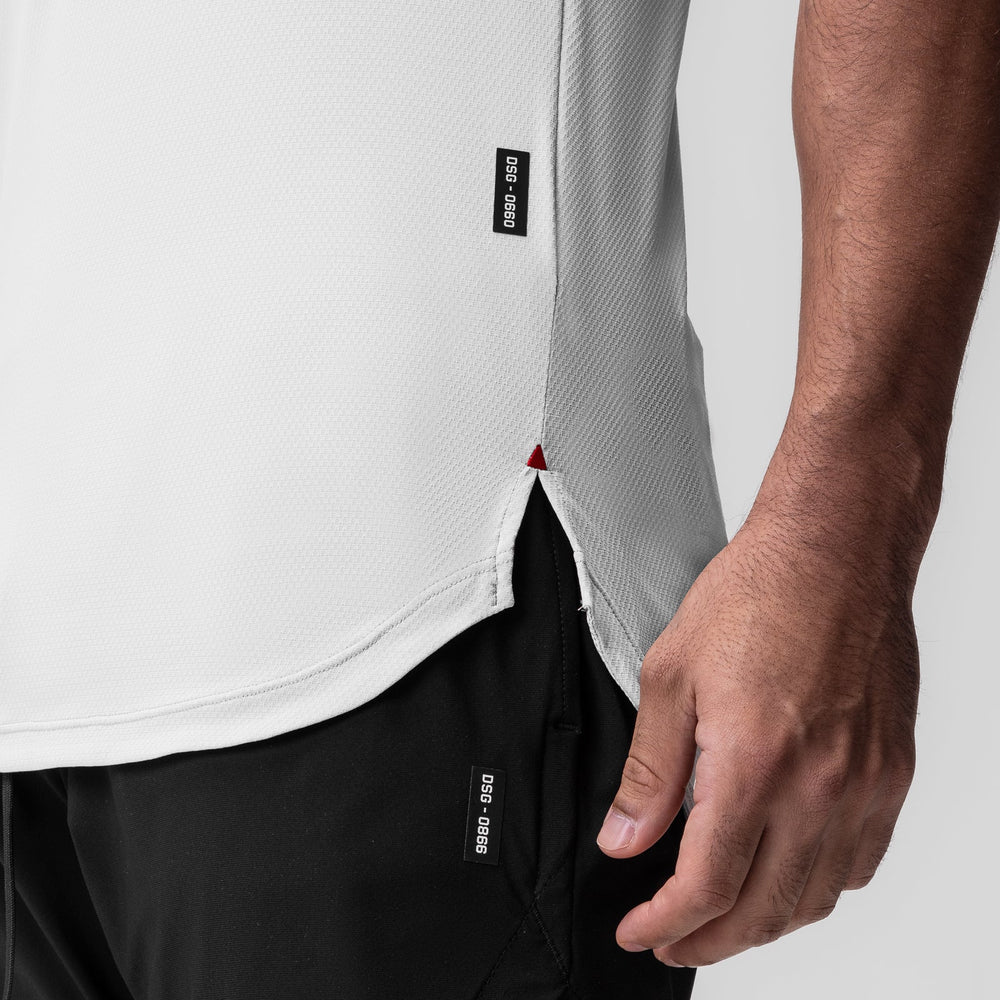 0660. AeroSilver® Established Tee - White "ASRV"