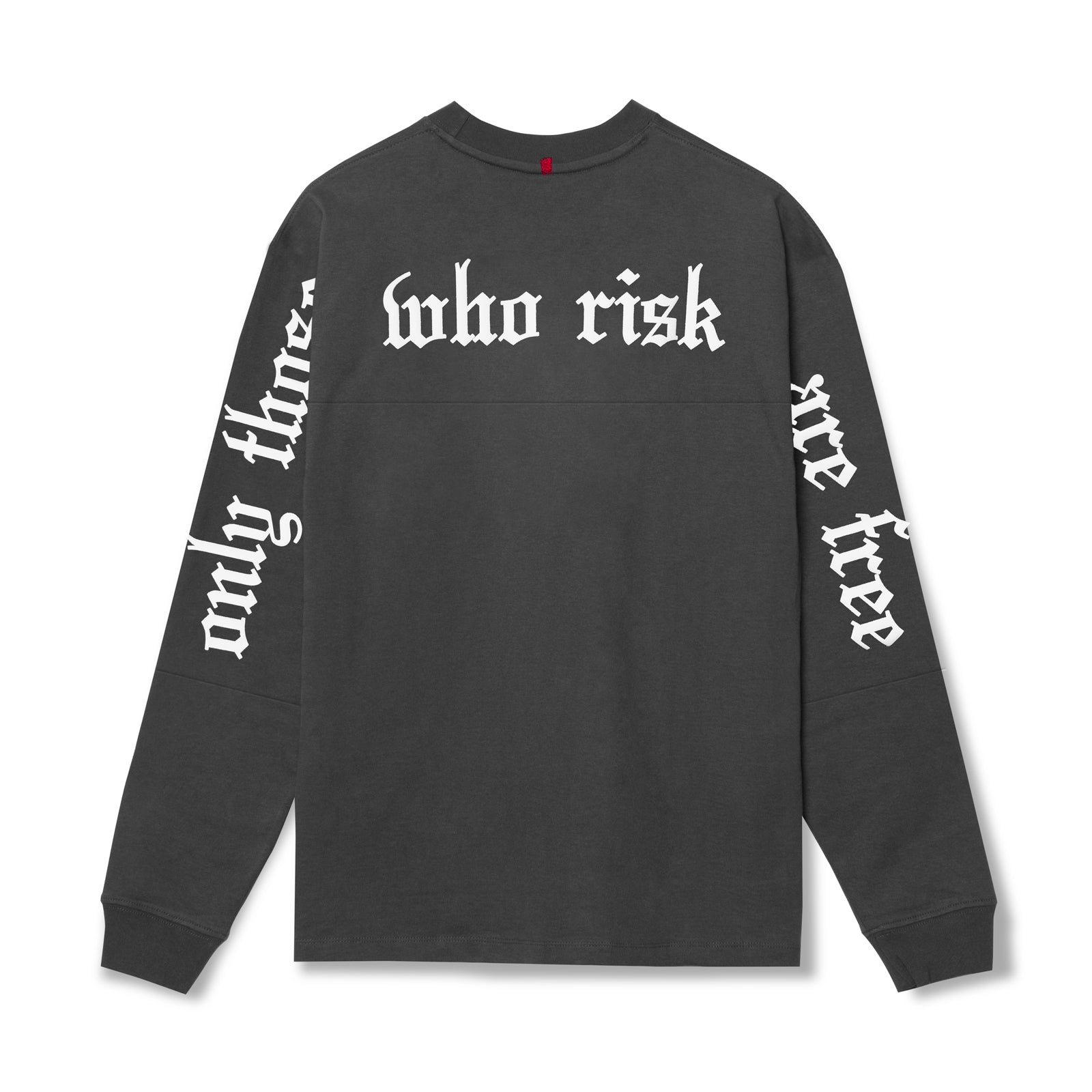 0851. Tech Essential™ Relaxed Long Sleeve - Space Grey/White "OTWR"