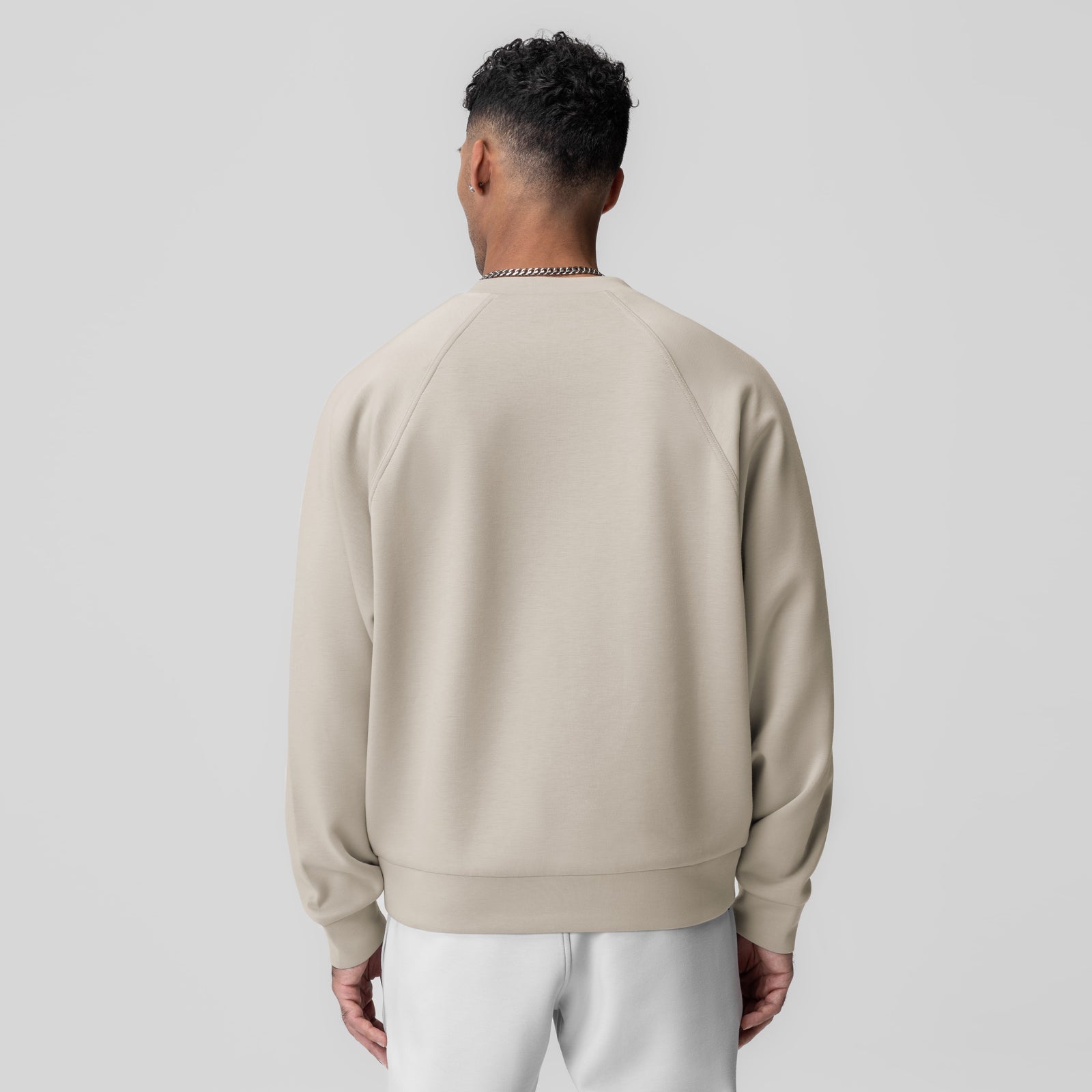 1020. Dri-Core™ Oversized Crewneck - Chai