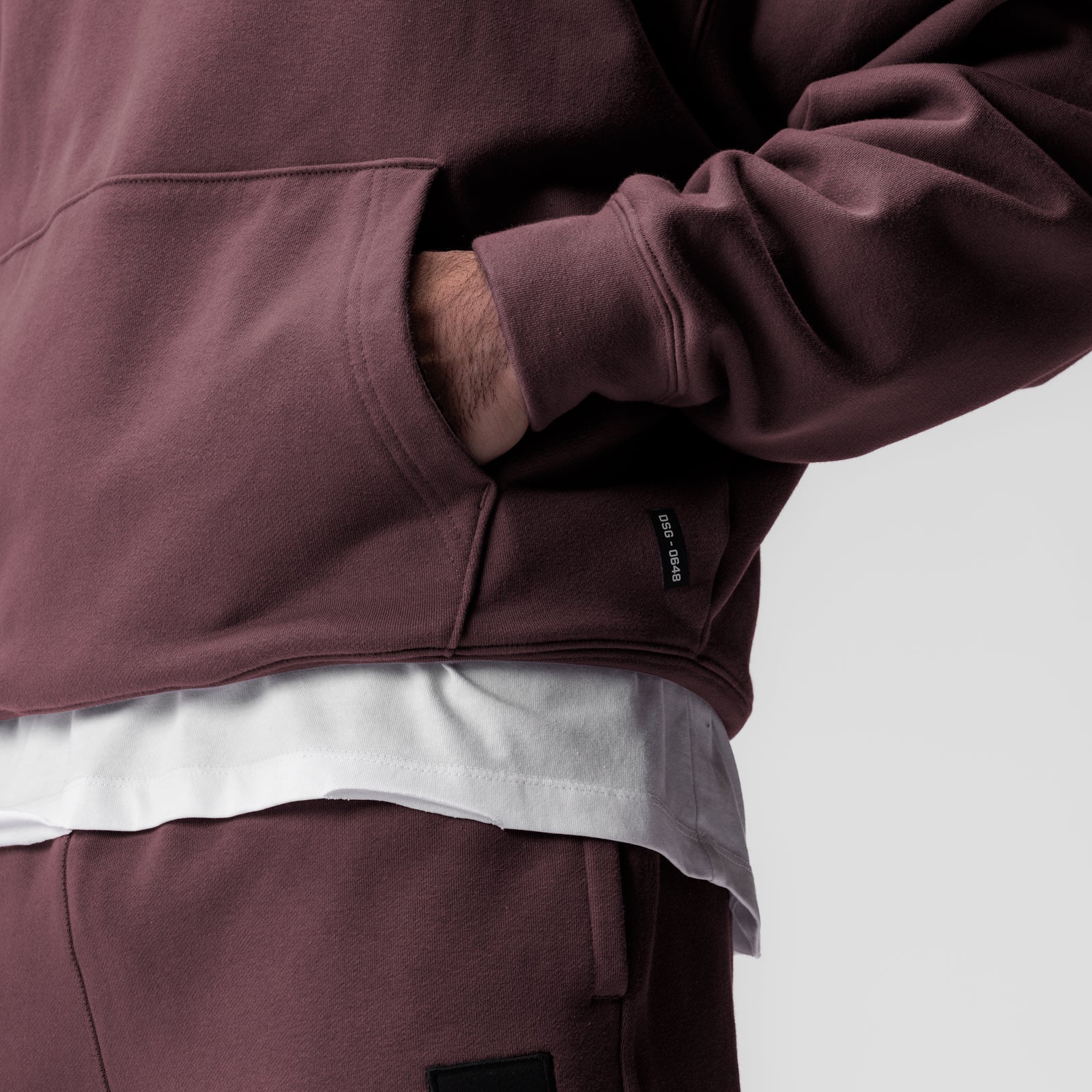 0648. Tech-Terry™ Hoodie - Nightshade "Space Bracket"