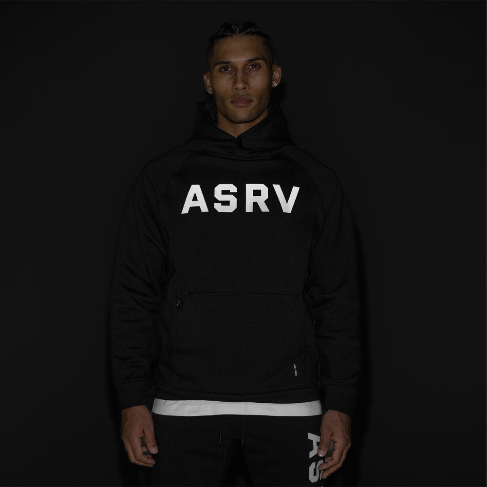 0905. Tech-Terry™ Weather-Ready Training Hoodie - Black "ASRV"