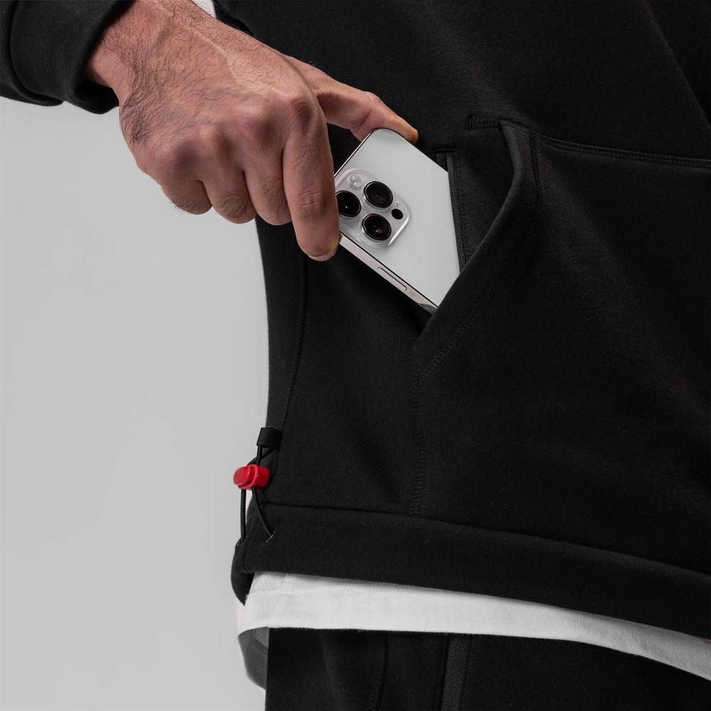 0905. Tech-Terry™ Weather-Ready Training Hoodie - Black "ASRV"