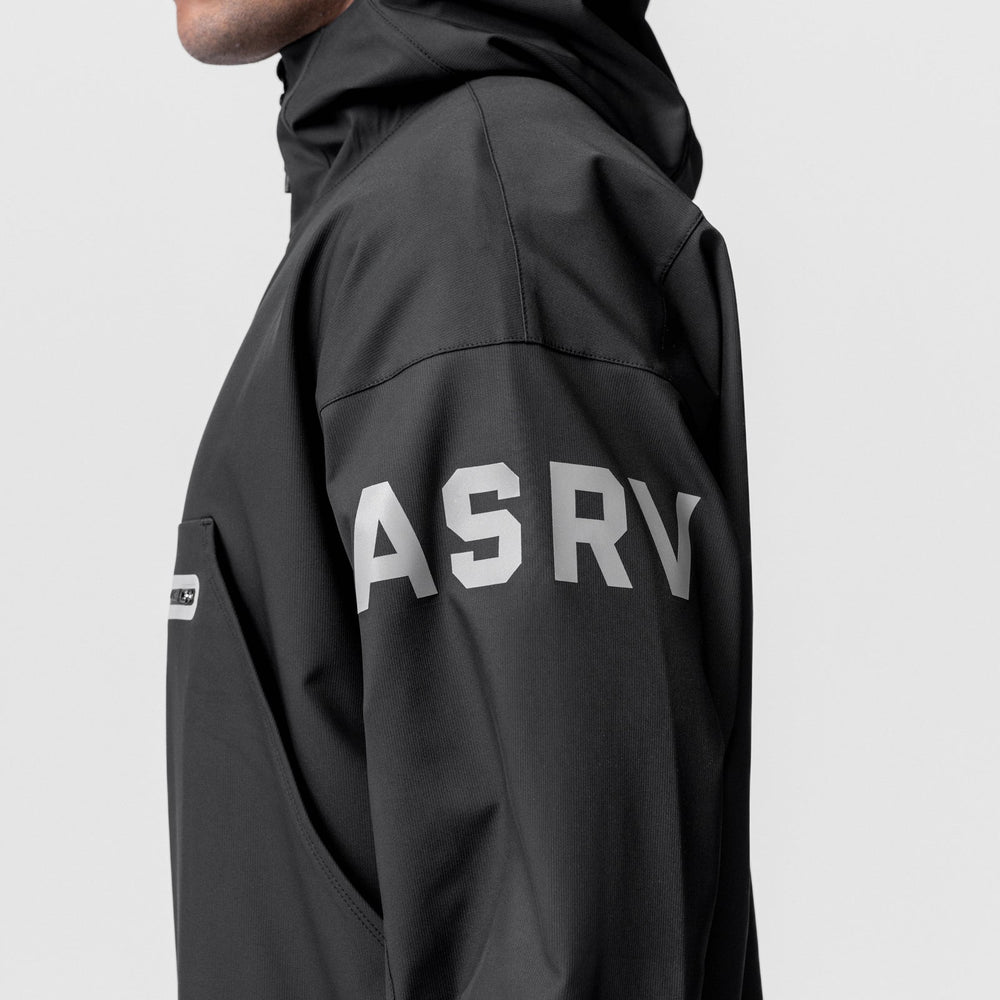 0717. Weather-Ready Anorak Jacket - Black