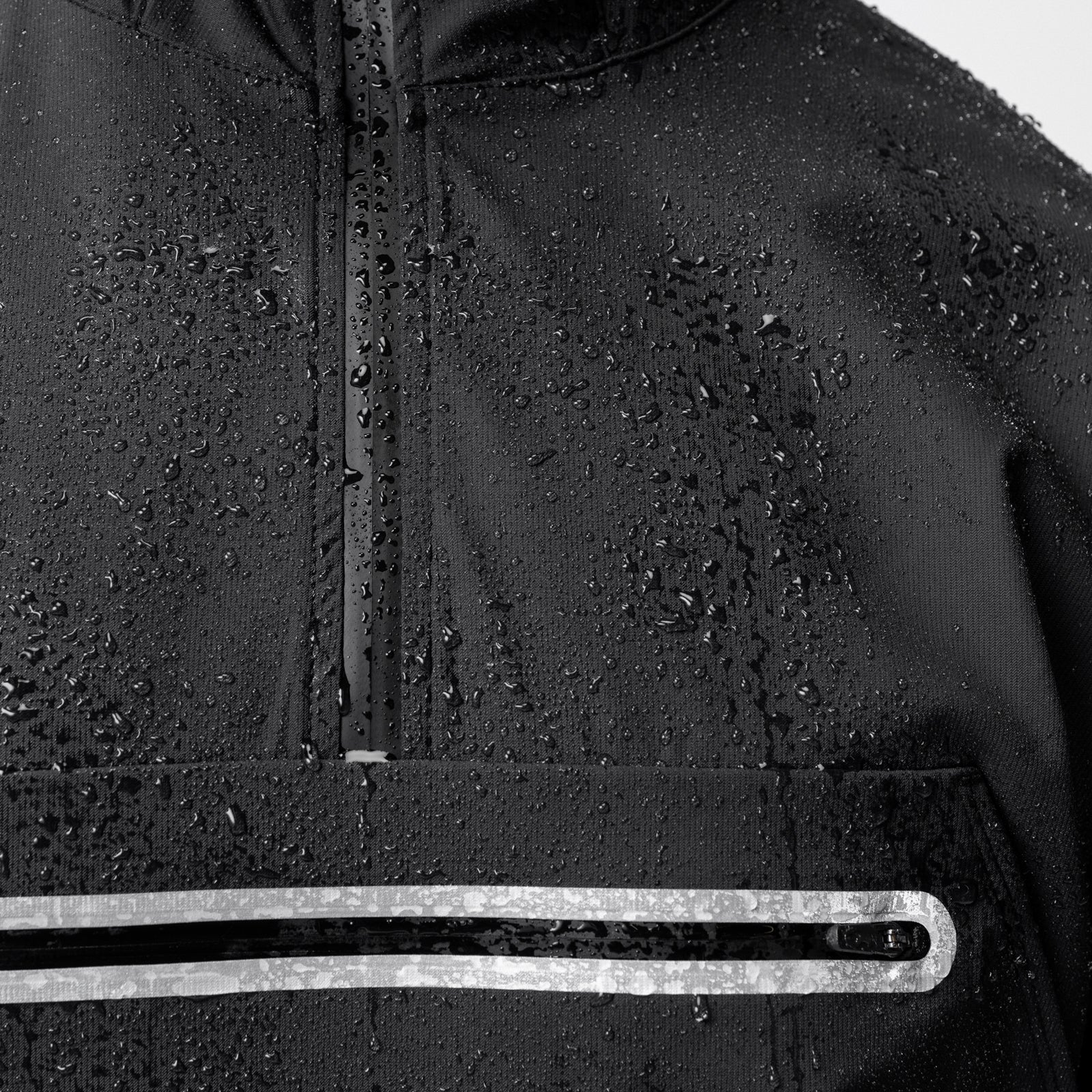 0717. Weather-Ready Anorak Jacket - Black