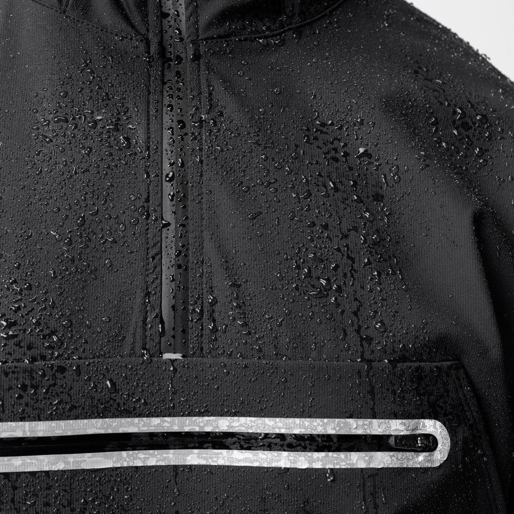 0717. Weather-Ready Anorak Jacket - Black
