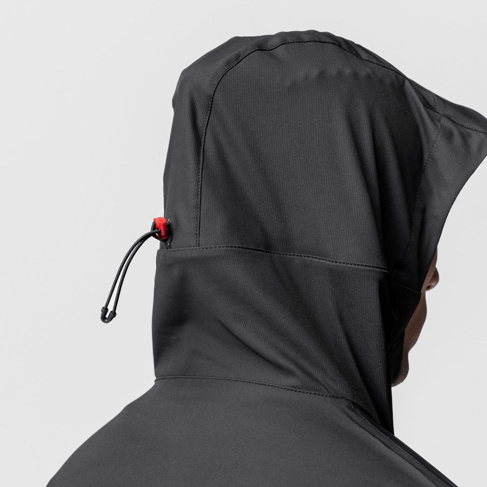 0717. Weather-Ready Anorak Jacket - Black