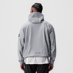 0717. Weather-Ready Anorak Jacket - Slate Grey "Patch"