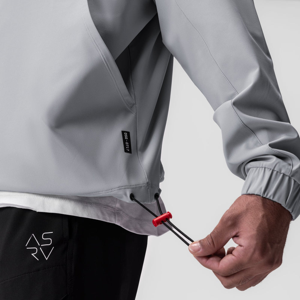 0717. Weather-Ready Anorak Jacket - Slate Grey "Patch"