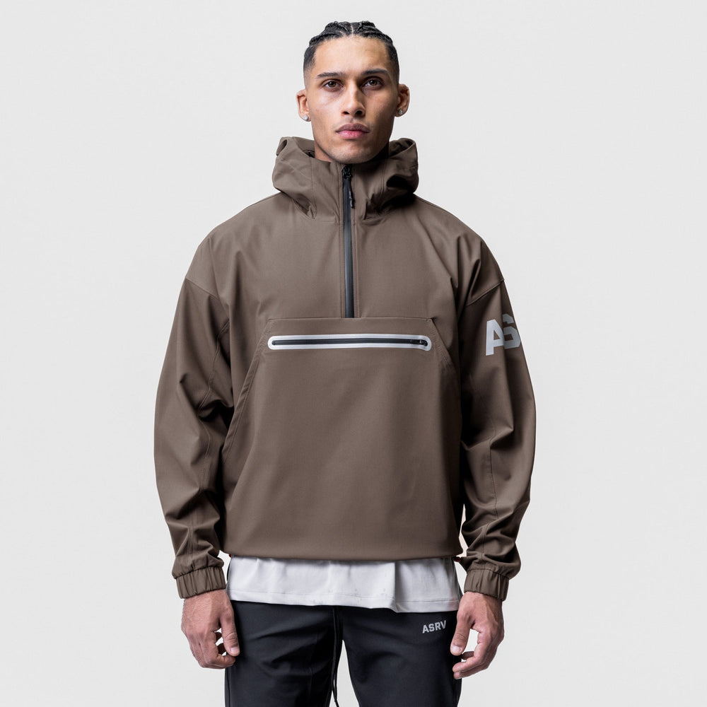 0717. Weather-Ready Anorak Jacket - Deep Taupe