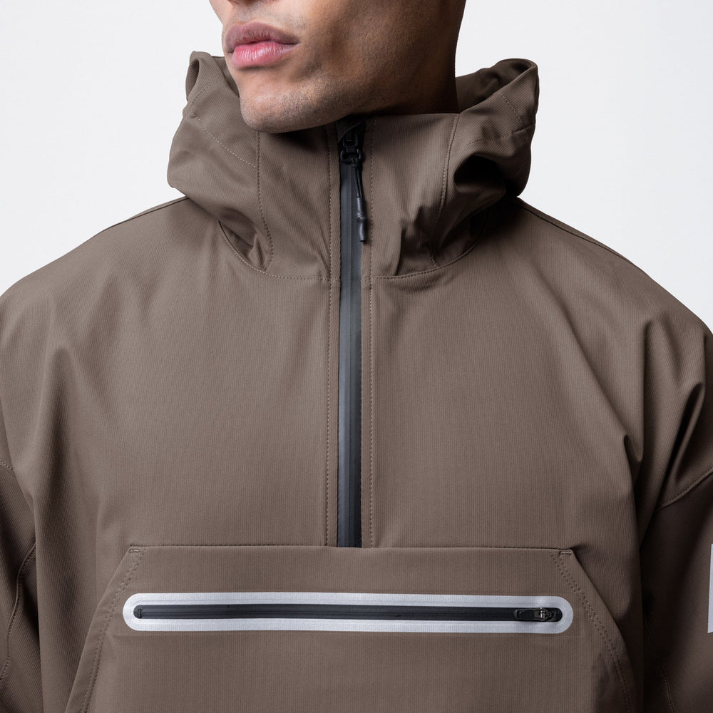 0717. Weather-Ready Anorak Jacket - Deep Taupe
