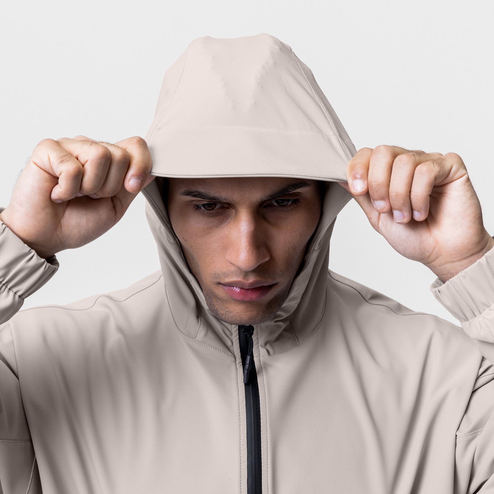 0717. Weather-Ready Anorak Jacket - Chai