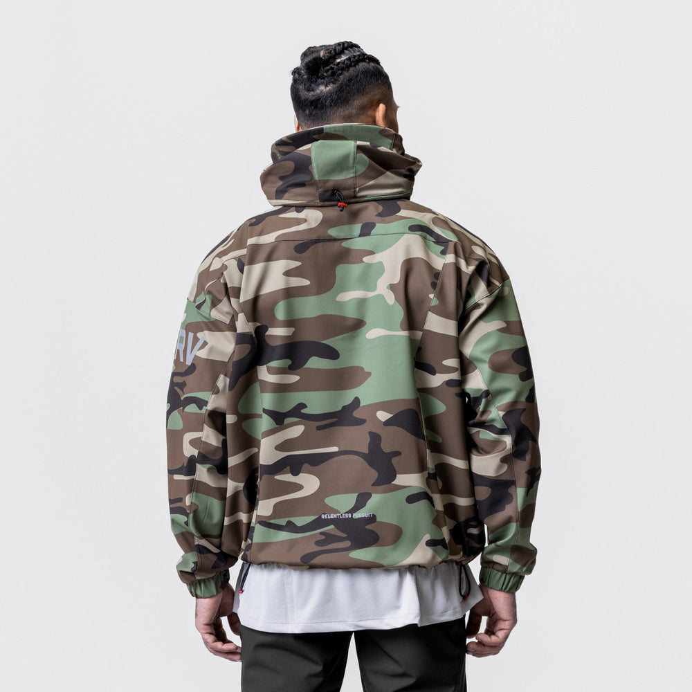 0717. Weather-Ready Anorak Jacket - Woodland Camo